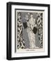 Redfern Dress and Coat in Black and White for the Theatre-J. Gose-Framed Art Print