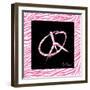 Peace Hot Pink-OnRei-Framed Art Print