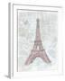 Eiffel Sketch Romantic-OnRei-Framed Art Print