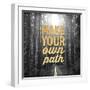 Make Your Own Path-OnRei-Framed Art Print