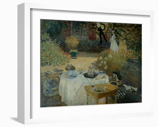 Le Dejeuner (The Luncheon)-Claude Monet-Framed Giclee Print