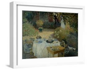 Le Dejeuner (The Luncheon)-Claude Monet-Framed Giclee Print