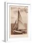 Vintage Sailing II Sepia-Wild Apple Portfolio-Framed Art Print