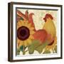 Spice Roosters II-Veronique Charron-Framed Art Print