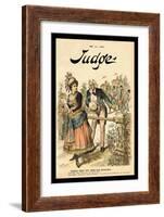 Judge Magazine: Canada Bars Out American Boodlers-Bernhard Gillam-Framed Art Print