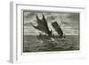 A Sea Battle - New Guinea-null-Framed Art Print