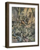 Stalingrad Battle-Rino Ferrari-Framed Art Print