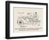 Car Cross Section-William Heath Robinson-Framed Art Print