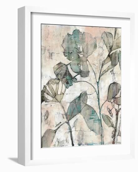 Negative Space Floral I-Jennifer Goldberger-Framed Art Print