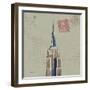 Postage Skyscraper II-Rick Novak-Framed Art Print