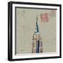 Postage Skyscraper II-Rick Novak-Framed Art Print