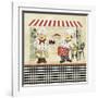 JP2252-French Cafe Chefs-B-Jean Plout-Framed Giclee Print