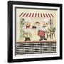 JP2252-French Cafe Chefs-B-Jean Plout-Framed Giclee Print