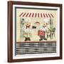 JP2252-French Cafe Chefs-B-Jean Plout-Framed Giclee Print