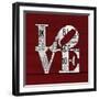 Love Word Art License Plates-Design Turnpike-Framed Giclee Print