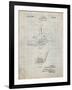 PP859-Antique Grid Parchment Golf Sand Wedge Patent Poster-Cole Borders-Framed Giclee Print