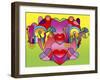 Love Color Heart-Howie Green-Framed Giclee Print