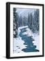 Bend in the North Saskatchewan-Michael Blanchette Photography-Framed Giclee Print