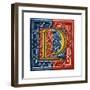 Initial Letter P-Henry Shaw-Framed Giclee Print