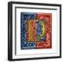 Initial Letter P-Henry Shaw-Framed Giclee Print