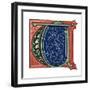 Initial Letter T-Henry Shaw-Framed Giclee Print