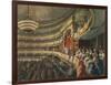 Auditorium of the Bolshoi Theatre, Moscow, Russia, 1856-Mihály Zichy-Framed Giclee Print