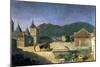 View of the Escorial, Spain, Early 18th Century-Michel-ange Houasse-Mounted Giclee Print