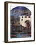 The Tower of London with London Bridge, C1500, (C1900-192)-null-Framed Giclee Print