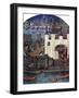 The Tower of London with London Bridge, C1500, (C1900-192)-null-Framed Giclee Print