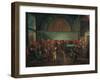 Dinner at the Palace in Honour of an Ambassador, 1720S-Jean-Baptiste Vanmour-Framed Giclee Print