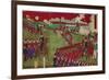 The Great Training Maneuvers by Various Army Corps (Shotai Dai Choren No Z)-Toyohara Chikanobu-Framed Giclee Print