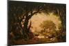 Clearing in the Woods of Fontainebleau-Théodore Rousseau-Mounted Giclee Print