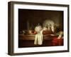 The Officers' Mess or the Remains of a Lunch-Jean-Baptiste Simeon Chardin-Framed Giclee Print