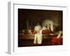 The Officers' Mess or the Remains of a Lunch-Jean-Baptiste Simeon Chardin-Framed Giclee Print