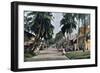 Street in Port Blair, Andaman and Nicobar Islands, Indian Ocean, C1890-Gillot-Framed Giclee Print