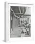 Men on the Hydraulic Lever Platform of the Woolwich Ferry, London, 1896-null-Framed Photographic Print