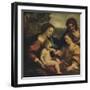 'The Mystic Marriage of St Catherine', 1526-1527-Correggio-Framed Giclee Print