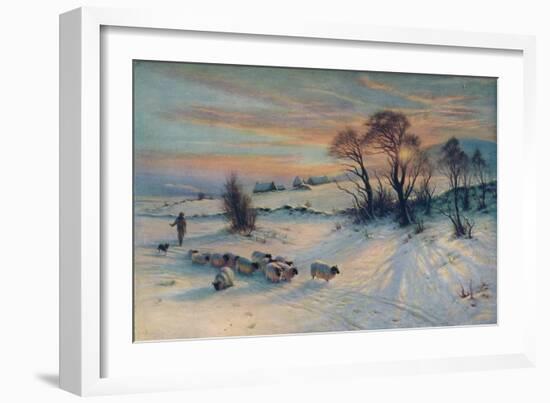 The Winter's Glow, 19th century, (1913)-Joseph Farquharson-Framed Giclee Print