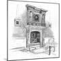 'Old Charterhouse: Mantelpiece in the Master's Lodge', 1886-Joseph Pennell-Mounted Giclee Print