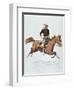 Us Cavalry Officer in Campaign Dress of the 1870S-Frederic Sackrider Remington-Framed Giclee Print