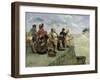 Leaving for Jersey-Guillaume Romain Fouace-Framed Giclee Print