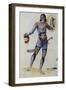 Pictish Man Holding a Human Head-John White-Framed Giclee Print