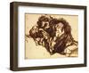 Half Length Portrait of a Man Bending Over-Giovanni Battista Piranesi-Framed Giclee Print