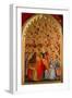 Angels from the Coronation of the Virgin Polyptych-Giotto di Bondone-Framed Giclee Print