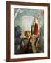Trumpeter, Battle of Heraclius and Chosroes, Legend of the True Cross Cycle, Completed 1464-Piero della Francesca-Framed Giclee Print