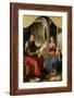St. Luke Painting the Virgin, c.1545-Maerten van Heemskerck-Framed Giclee Print