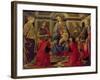 Virgin and Child with SS. Mary Magdalene, John The Baptist, Cosmo, Damian, Francis and Catherine-Sandro Botticelli-Framed Giclee Print