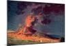 The Eruption of Vesuvius-Joseph Wright of Derby-Mounted Giclee Print