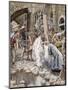 A Holy Woman Wipes the Face of Jesus, Illustration for 'The Life of Christ', C.1886-94-James Tissot-Mounted Giclee Print
