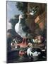 Waterfowl in a Classical Landscape, 17th Century-Melchior de Hondecoeter-Mounted Giclee Print